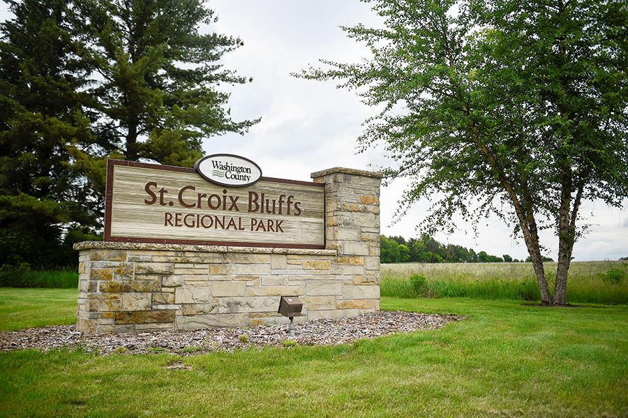 St. Croix Bluffs Entrance Sign