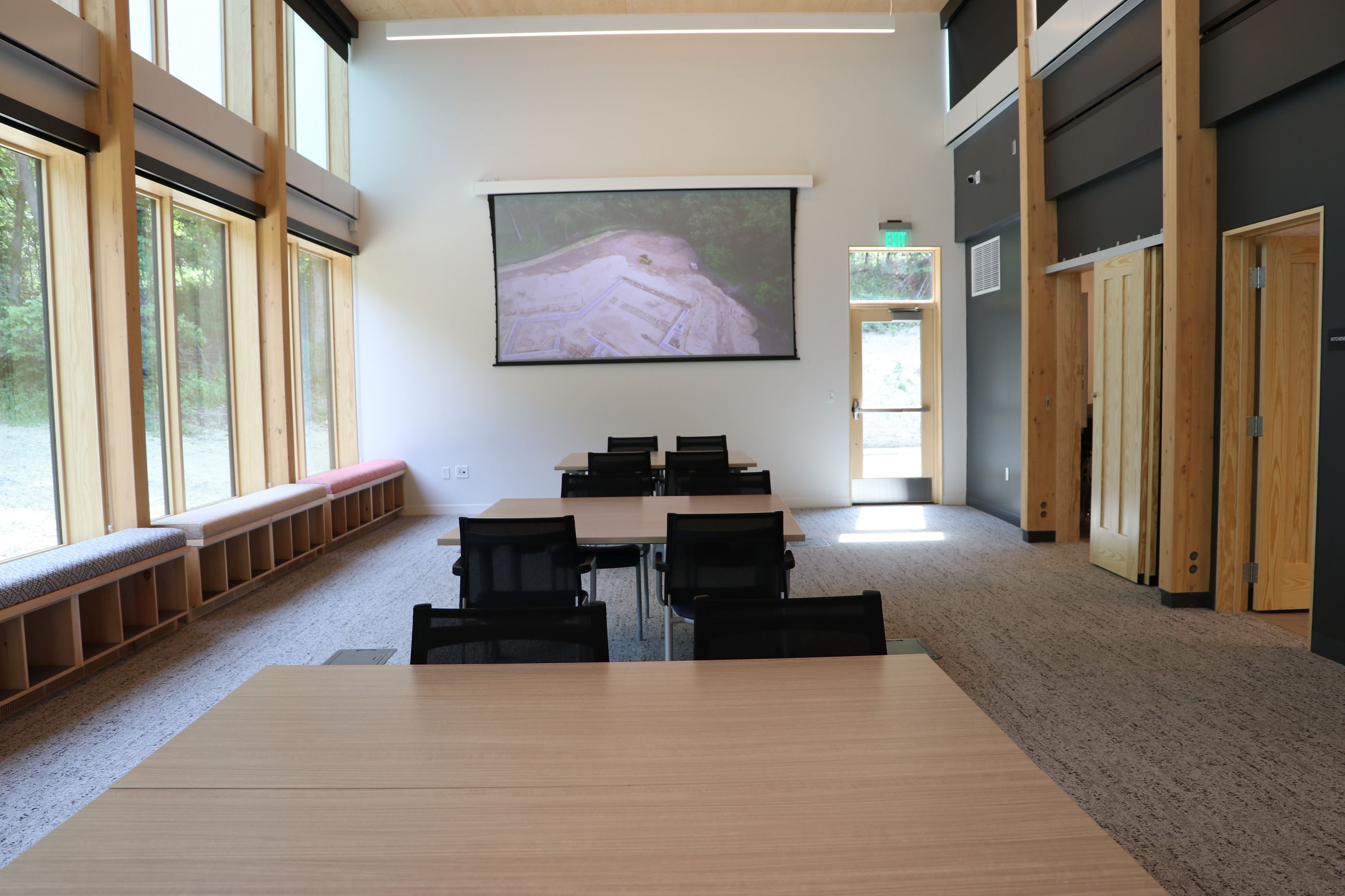 Multipurpose at Ravine Landing featuring large projection screen