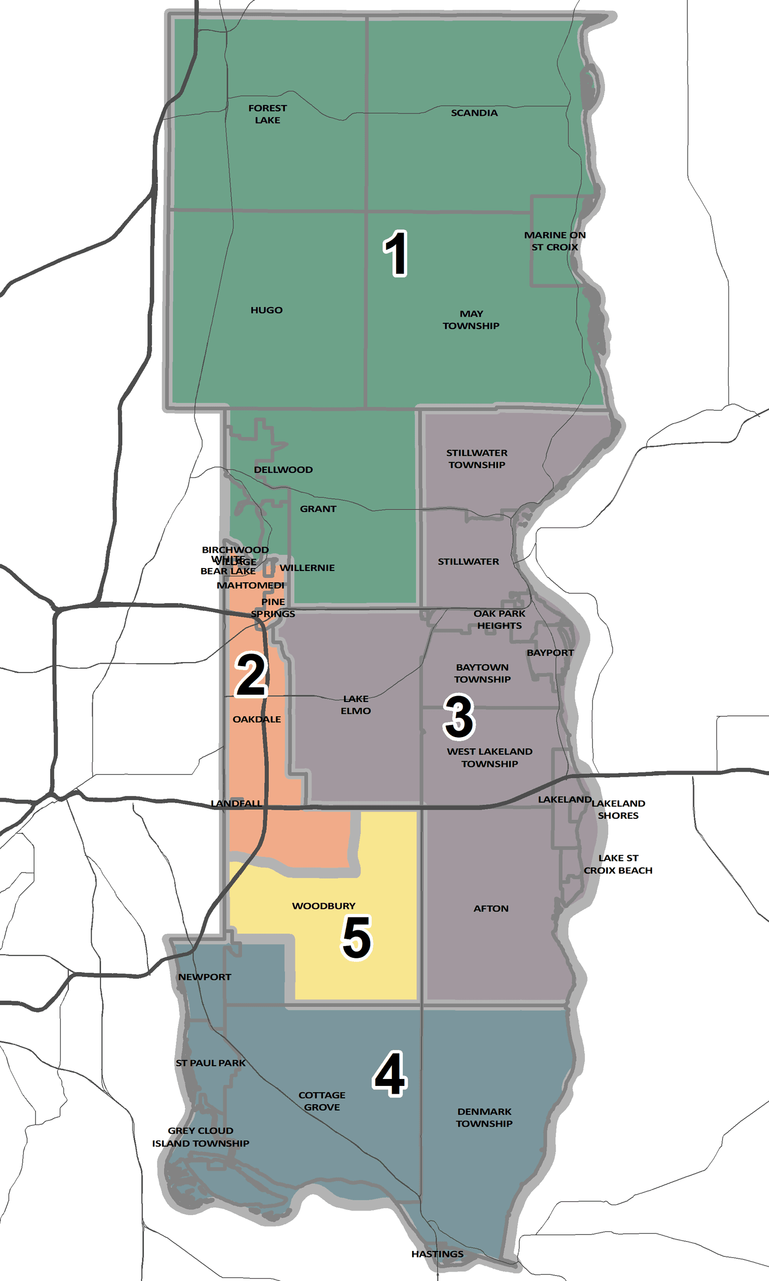 Map of all Washington County districts Opens in new window