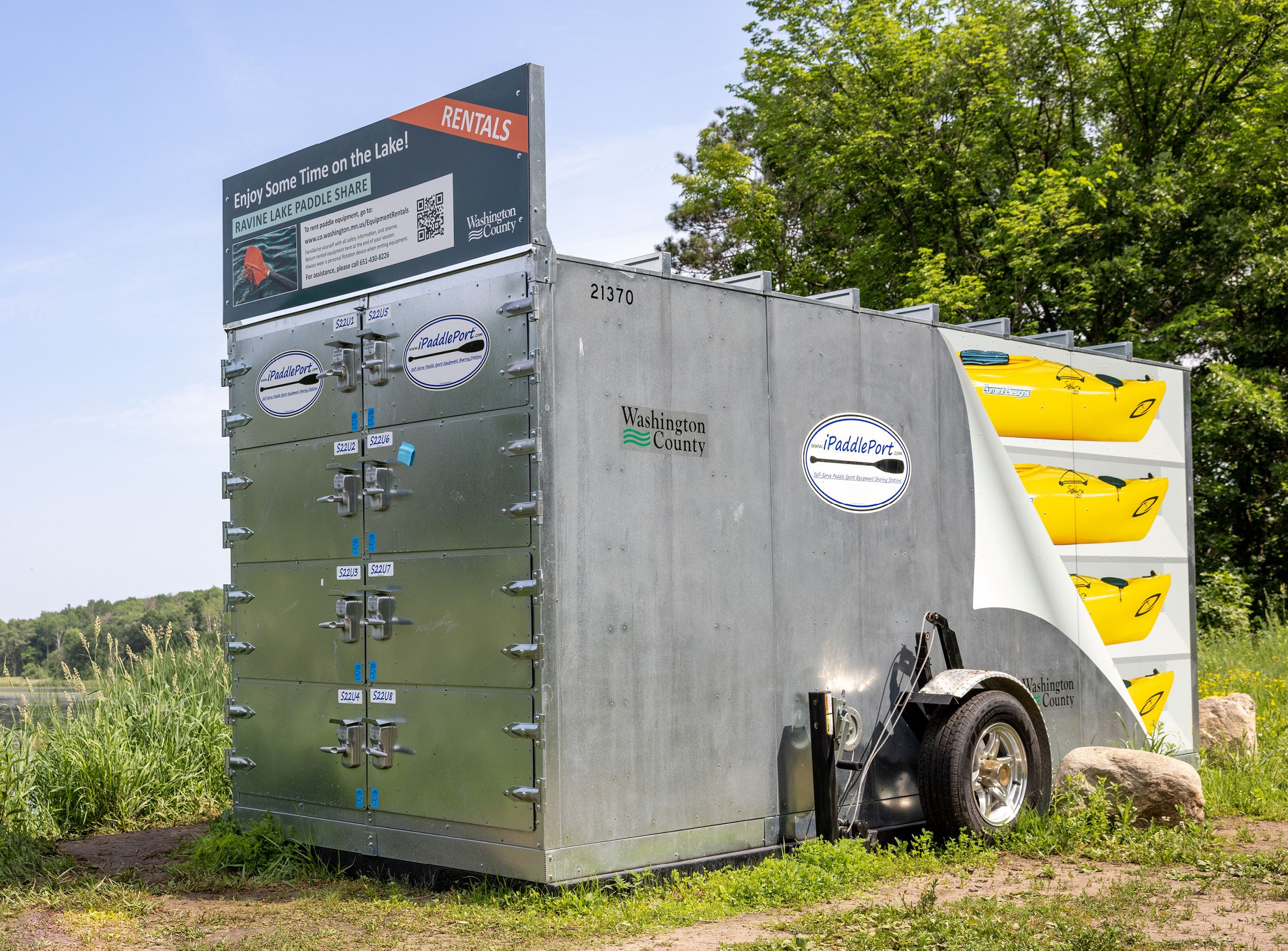 iPaddleport rentals begin Saturday, May 27. Rentals will be available at Cottage Grove Ravine Regional Park and Square Lake Park.