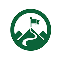 Mission icon in county color green