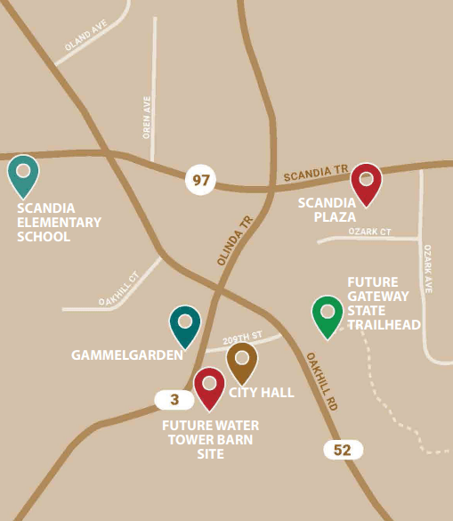 Scandia City Center Study Map
