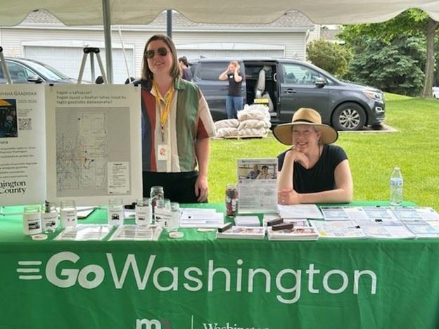 Staff at Woodbury Pondview Home Community Wellness Event